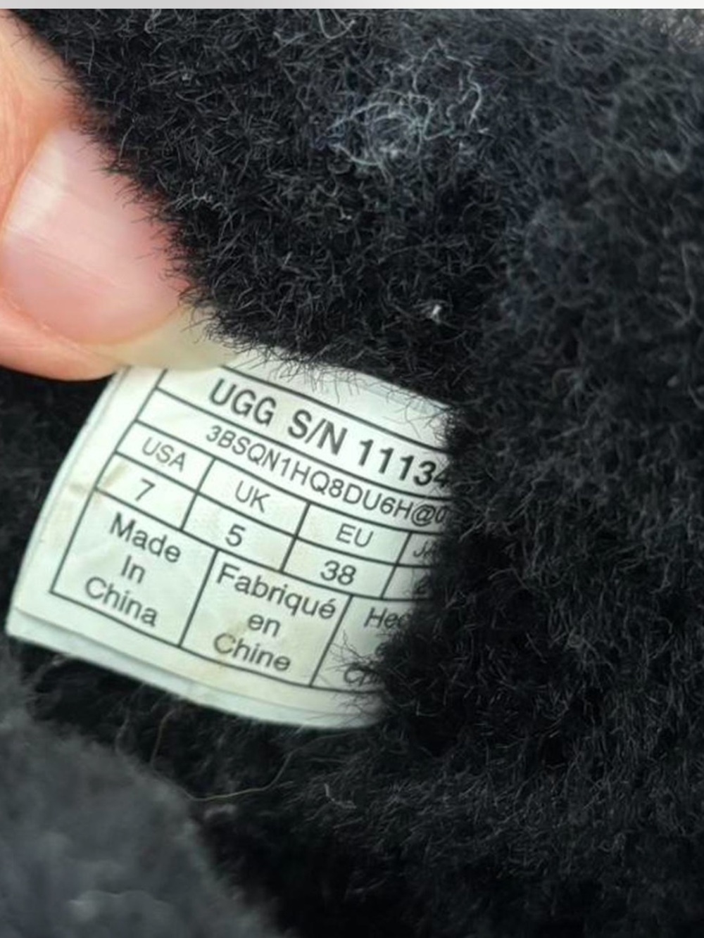 Ugg Classic Mini Snow Leopard Black 7 - Picture 8 of 8